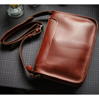 Bolsa Bandolera de Cuero Artesanal para Hombre - Image 14