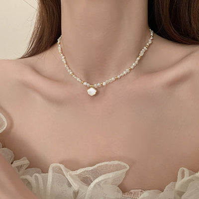 Collar y Pulsera de Perlas de Agua Dulce Naturales - Image 6