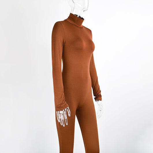 Jumpsuit de Yoga Térmico Ajustado con Forro Polar - Otoño e Invierno - Image 14