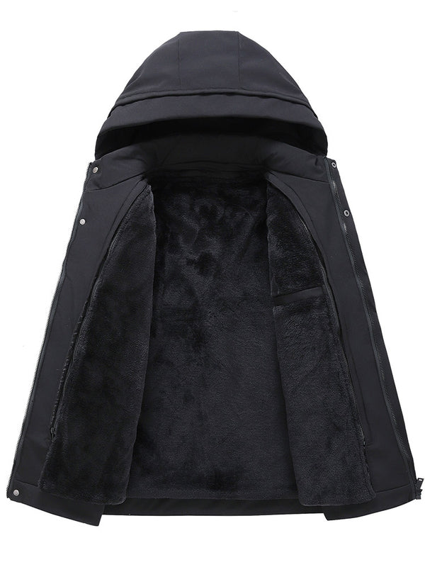Chaqueta Acolchada de Algodón con Forro de Terciopelo - Abrigo Térmico Premium