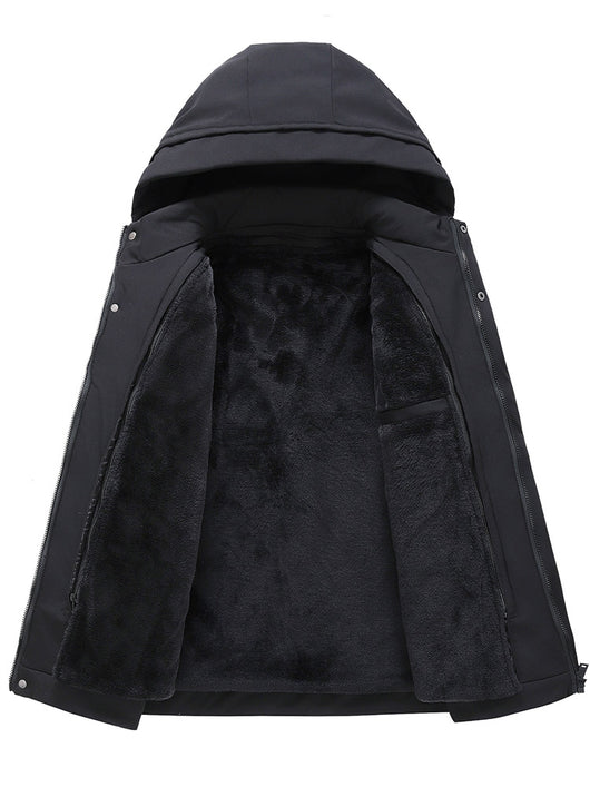 Chaqueta Acolchada de Algodón con Forro de Terciopelo - Abrigo Térmico Premium