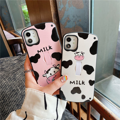 Funda para Teléfono Cow Anillo Adorable y Simple - Image 5