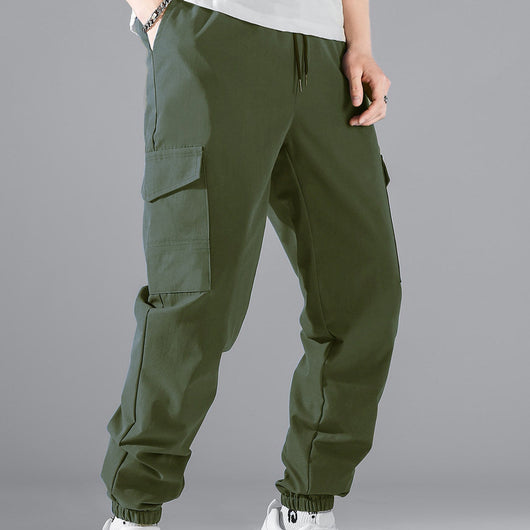 Pantalones de Trabajo con Múltiples Bolsillos Estilo Urbano - Image 8