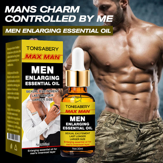 Aceite Esencial de Masaje Premium 30ml para Cuidado Íntimo Masculino