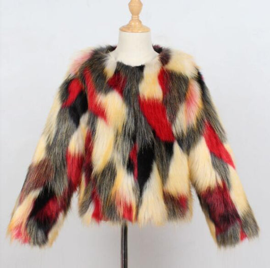 Chaqueta Infantil de Pelaje Sintético - Estilo y Calidez - Image 17