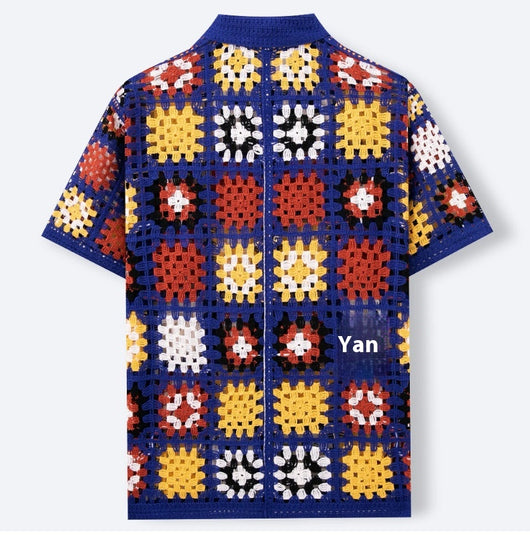 Blusa Tejida a Crochet con Diseño Calado - Image 12