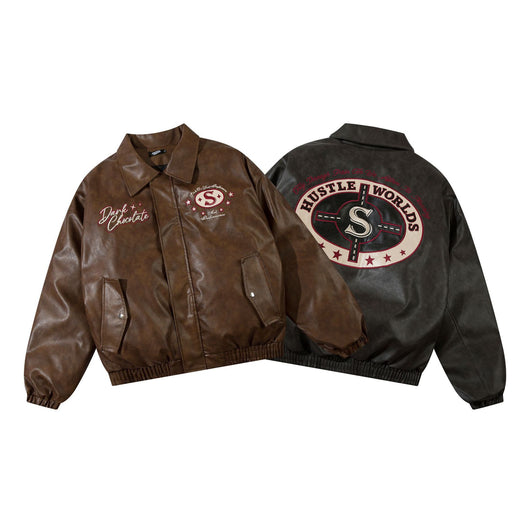 Abrigo Térmico Acolchado con Cuello Alto y Bordado de Letras para Hombre - Image 5