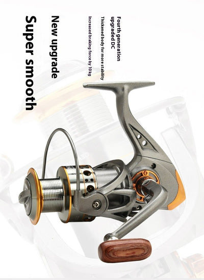 Carrete de Pesca Metálico DC - Rueda de Aluminio Resistente - Image 21