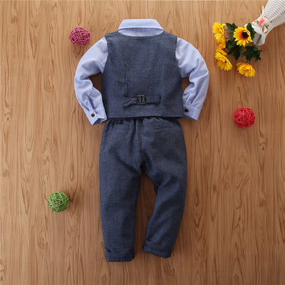 Traje Formal de Tres Piezas para Niño - Camisa Manga Larga y Pantalón - Image 2