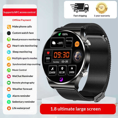 Reloj Inteligente Deportivo con Llamadas Bluetooth, Monitor de Frecuencia Cardíaca y Glucosa - Image 10