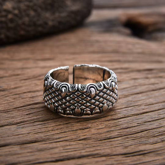Anillo de Garra de Dragón Retro Masculino - Diseño Audaz y Elegante