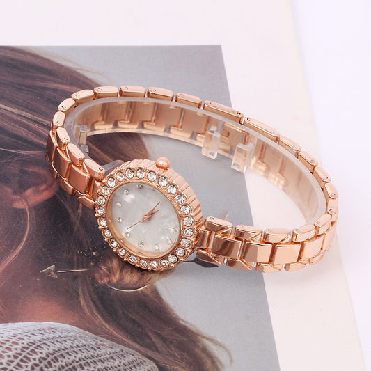 Reloj Pulsera de Cuarzo con Diamantes para Mujer - Image 2