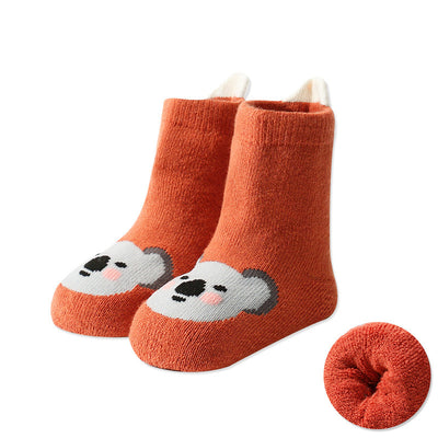 Calcetines Térmicos Infantiles con Diseño de Dibujos Animados y Talón Reforzado - Image 11
