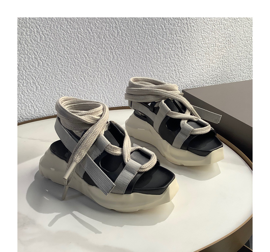 Sandalias de Moda con Punta Cuadrada y Tiras Cruzadas para Uso Casual - Image 9