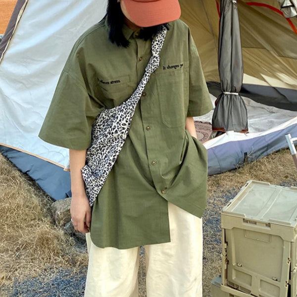 Camiseta Unisex Estilo Hong Kong para Verano