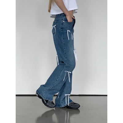 Pantalones Rectos Holgados Estilo Retro para Mujer - Image 4