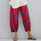 Pantalones Casuales de Verano con Estampado Retro - Largo 9/10 para Mujer