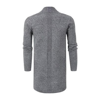 Cardigan Tejido Slim Fit Talla Grande para Hombre - Image 17