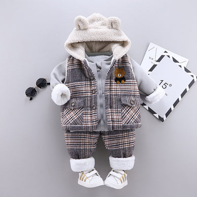Conjunto de Tres Piezas Infantil Velvet Premium - Image 23