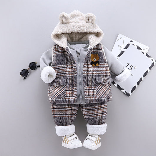 Conjunto de Tres Piezas Infantil Velvet Premium - Image 23