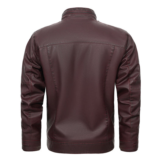 Chaqueta de Cuero PU para Hombre - Primavera y Otoño - Image 5