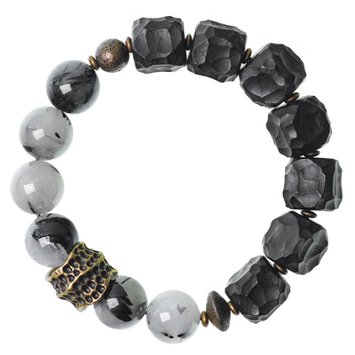Pulsera de Cuentas Ébano Combinable Artesanal - Image 11