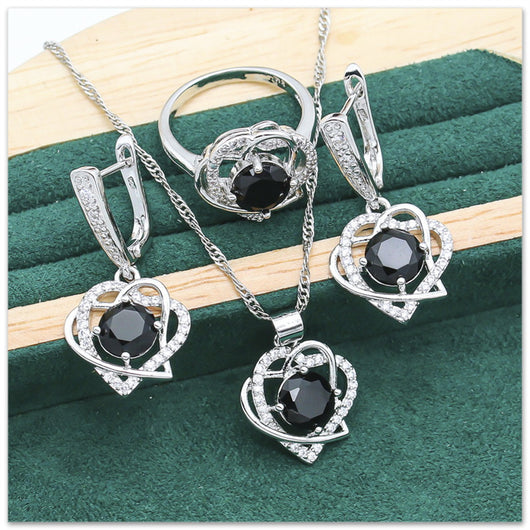 Conjunto de Joyería Elegante: Anillo, Collar, Aretes y Pulsera - Image 17