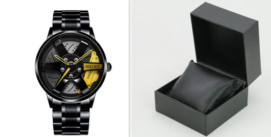 Reloj de Cuarzo Impermeable con Ruedas de Acero Inoxidable para Hombre - Image 32