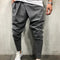 Pantalones Casuales Hombre con Cintura Ajustable y Tobillo Entallado