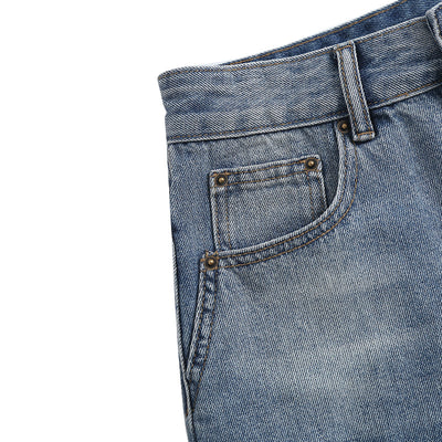 Shorts de Mezclilla Baggy Rotos con Acabado Raw Edge - Image 22