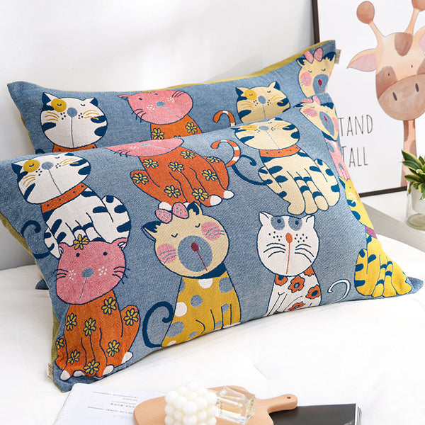 Funda de Almohada Doble Algodón Puro Premium - Comodidad y Simplidad