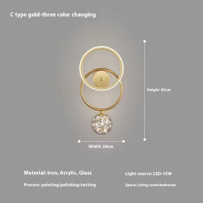 Lámpara de Pared LED para Dormitorio, Pasillo y Sala - Image 9
