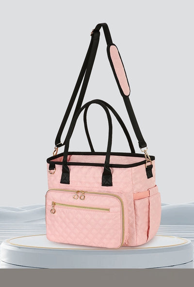 Mochila Bolso Cambiador Bebé Impermeable Capacidad Grande Diseño Cuadrado - Image 23