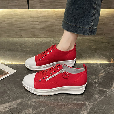 Zapatos de Plataforma Talla Grande con Cordones - Cómodos y Modernos para Mujer - Image 4