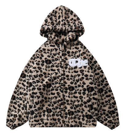 Abrigo de Algodón Estampado Leopardo Tide para Hombre - Image 7