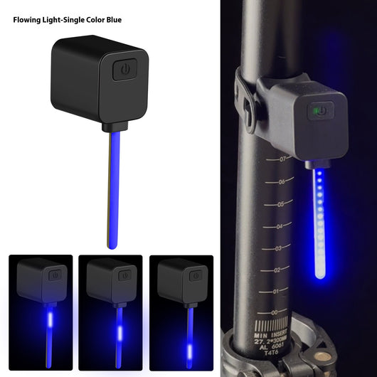 Luz Trasera LED para Bicicleta con Indicador de Seguridad Nocturna - Image 15