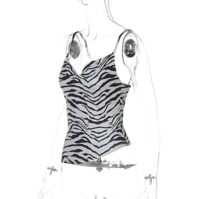 Top Camisola Escotado con Estampado y Cuello Halter - Image 14
