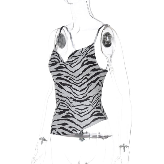 Top Camisola Escotado con Estampado y Cuello Halter - Image 14