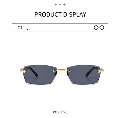 Gafas de Sol Frameless Color Gelatina - Estilo Personalidad - Image 20