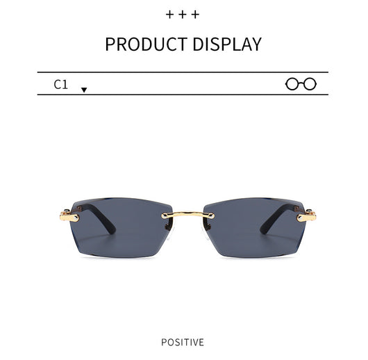 Gafas de Sol Frameless Color Gelatina - Estilo Personalidad - Image 20