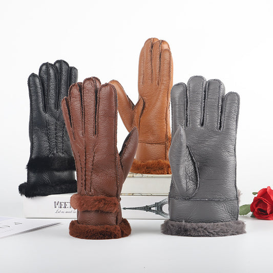 Guantes Térmicos para Ciclismo con Agarre Antideslizante y Forro de Terciopelo
