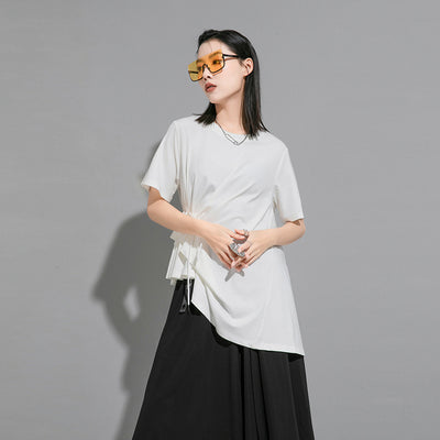Blusa Holgada Estilo Hong Kong con Mangas Murciélago - Talla Grande Verano - Image 8