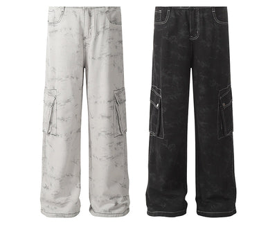 Pantalones Largos Hombre Estilo Retro Americano para Otoño Invierno - Image 9