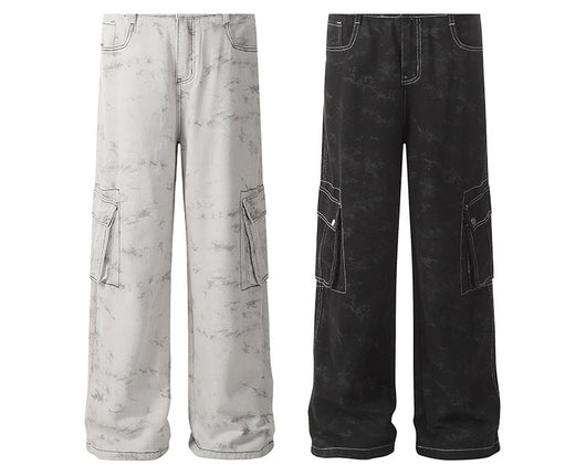 Pantalones Largos Hombre Estilo Retro Americano para Otoño Invierno - Image 9