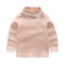 Blusa Infantil Estilo Coreano con Lazo y Encaje