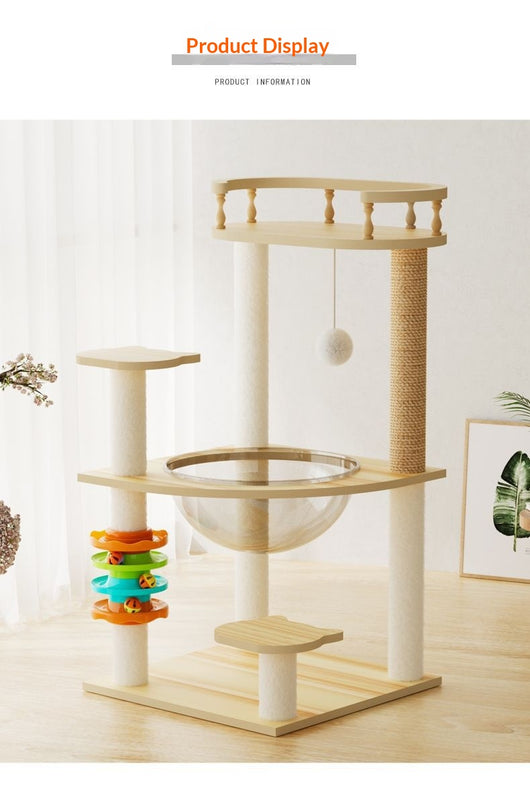 Casa Árbol para Gatos Cápsula Espacial - Image 12