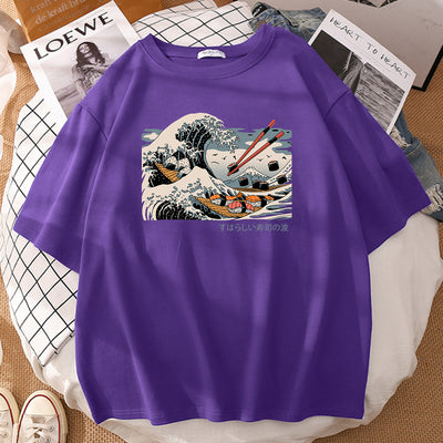 Playera Unisex con Estampado de Sushi del Mar - Image 5