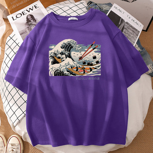Playera Unisex con Estampado de Sushi del Mar - Image 5