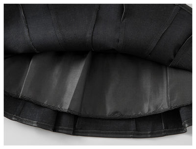 Falda de Cuero Infantil Estilo Coreano para Otoño Invierno - Image 15