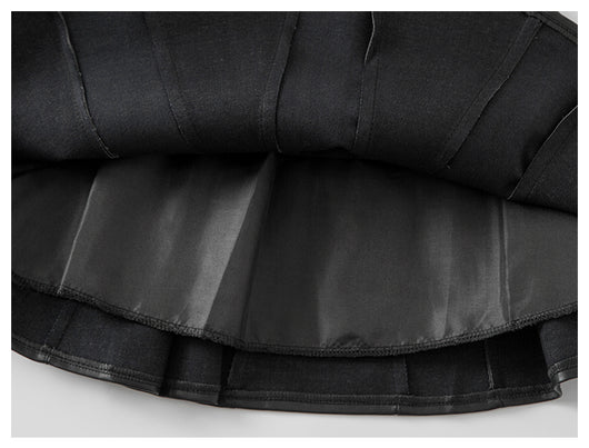 Falda de Cuero Infantil Estilo Coreano para Otoño Invierno - Image 15